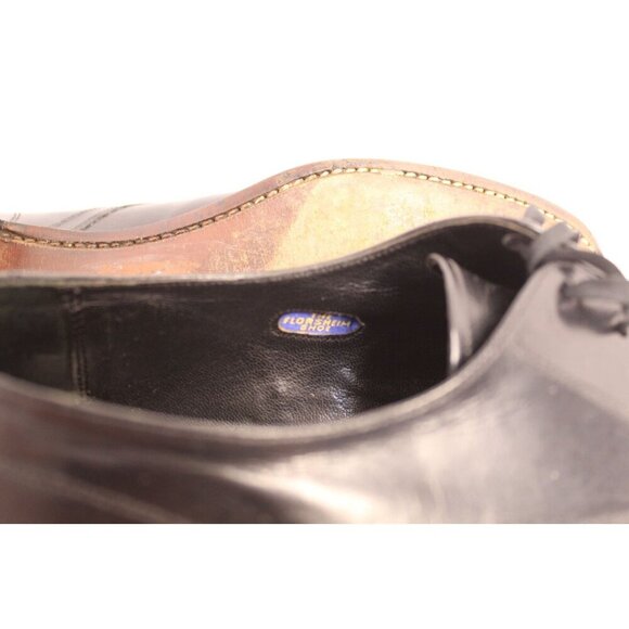 Florsheim Dress Shoes Men's 9D Black Leather Classic Lace Up Modern Y2K #23614 - Picture 10 of 12